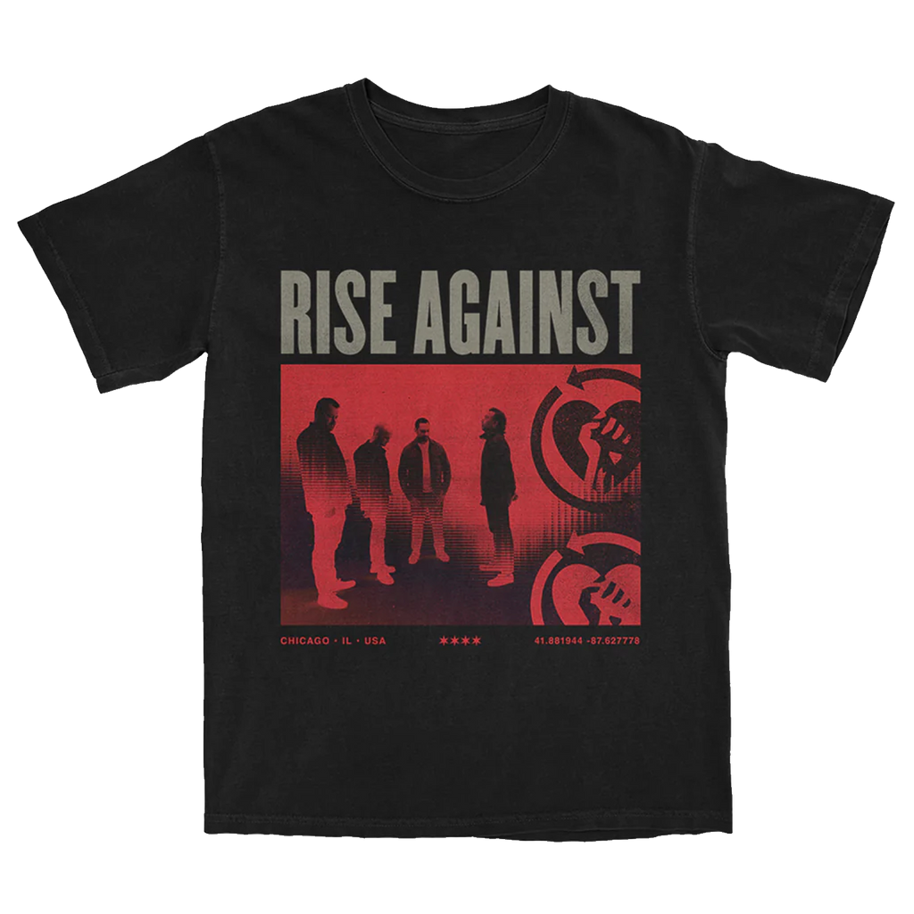 Rise Against - Group Photo T-Shirt (Black)