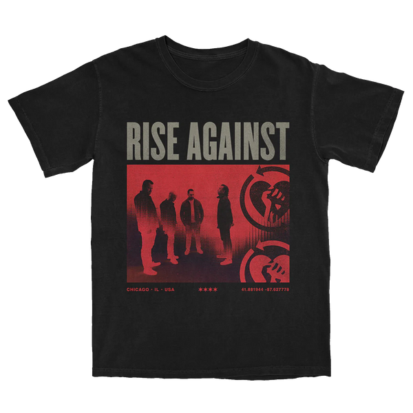 Rise Against - Group Photo T-Shirt (Black)