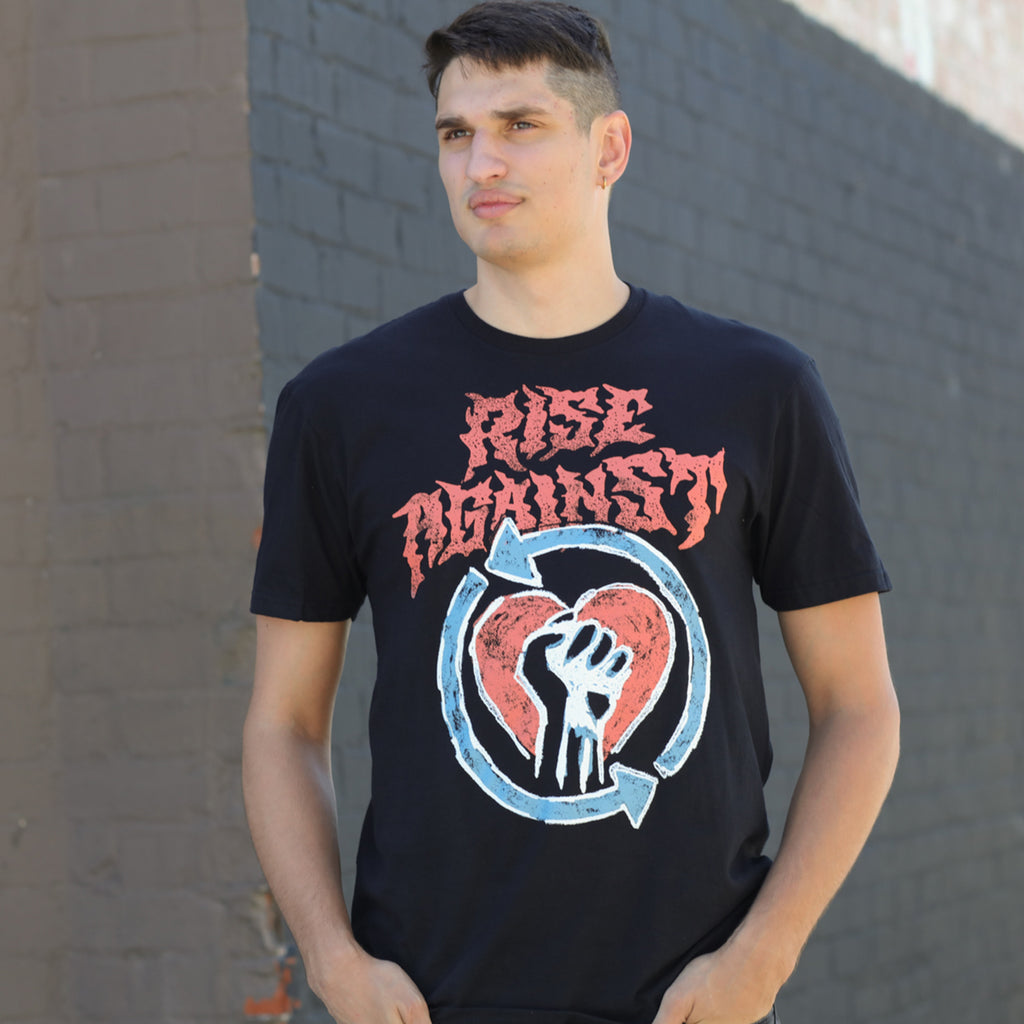 Rise Against - Chicago Chalk Tee (Black)