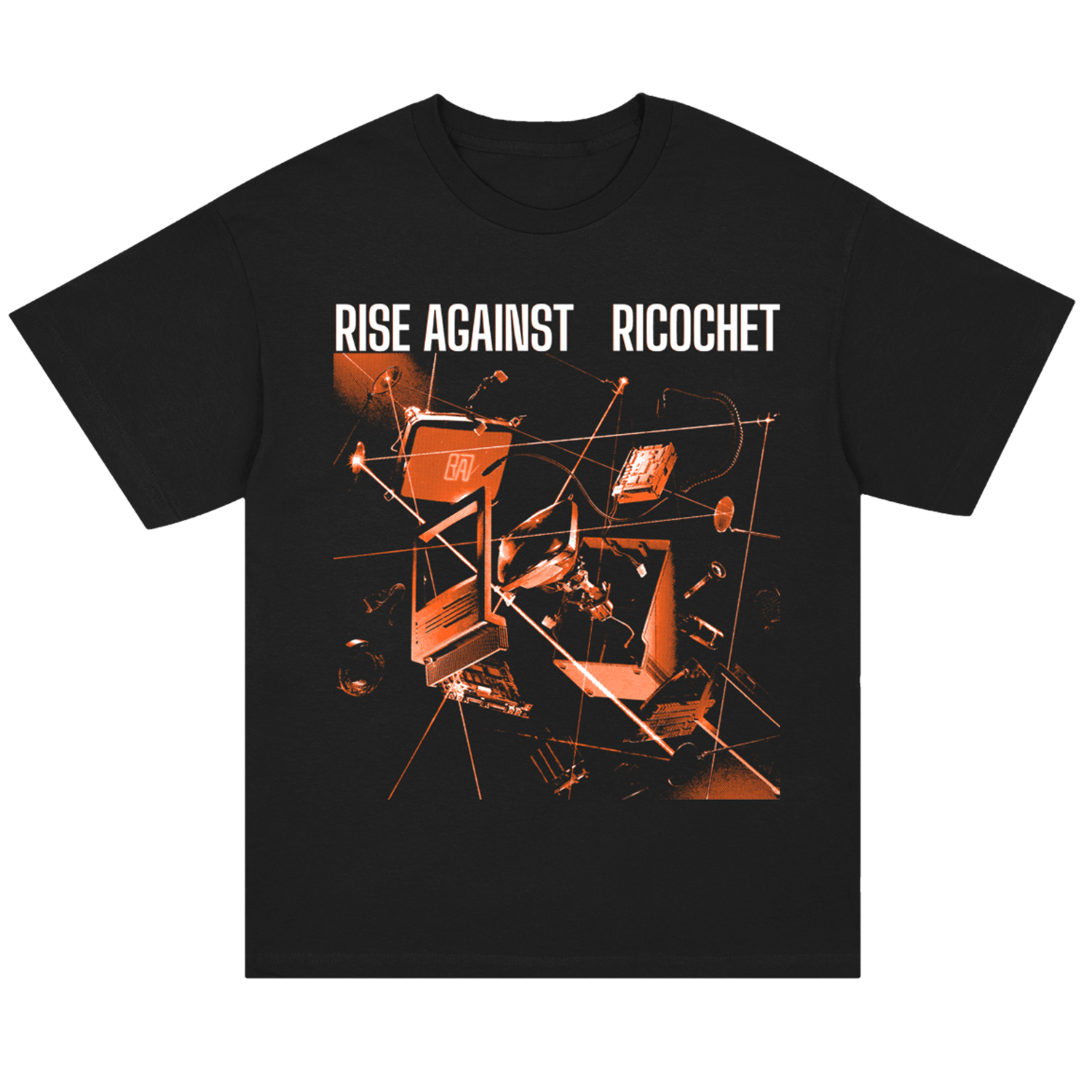 Rise Against - Ricochet Album Cover T-Shirt (Black)