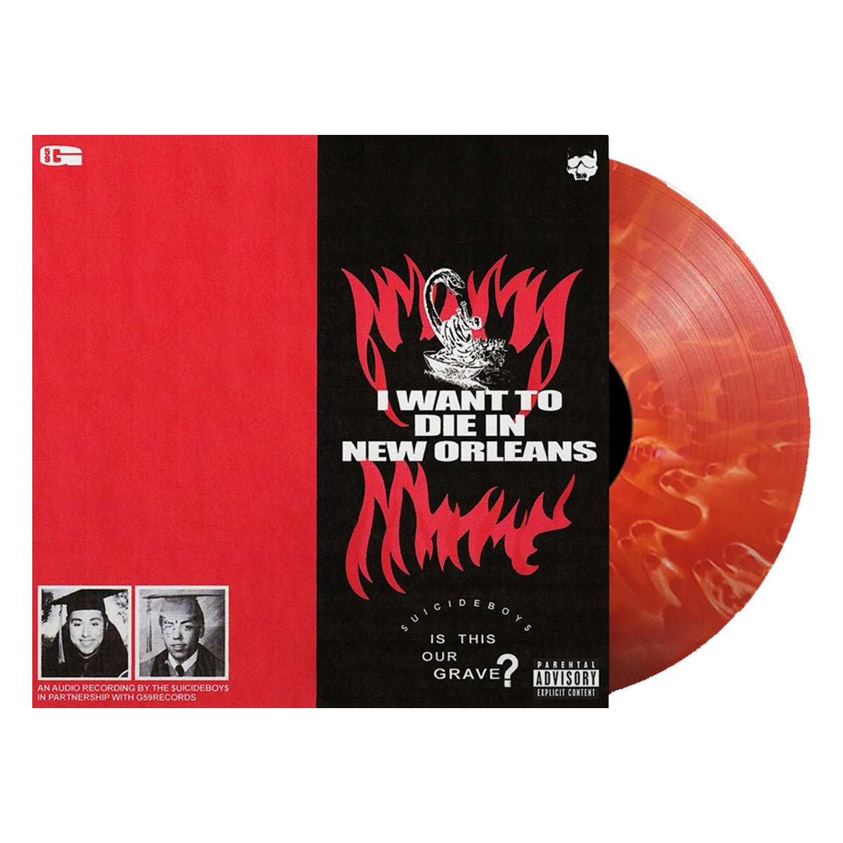 $UICIDEBOY$ - I Want To Die In New Orleans LP (Ruby Ghost Vinyl)
