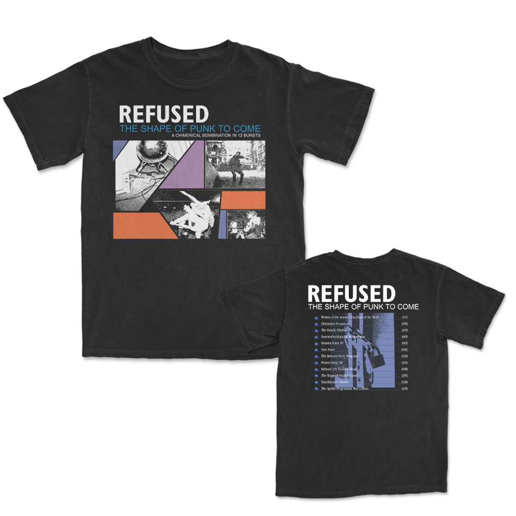 Refused - The Shape Of Punk To Come Album Cover Tracklist T-Shirt (Black)