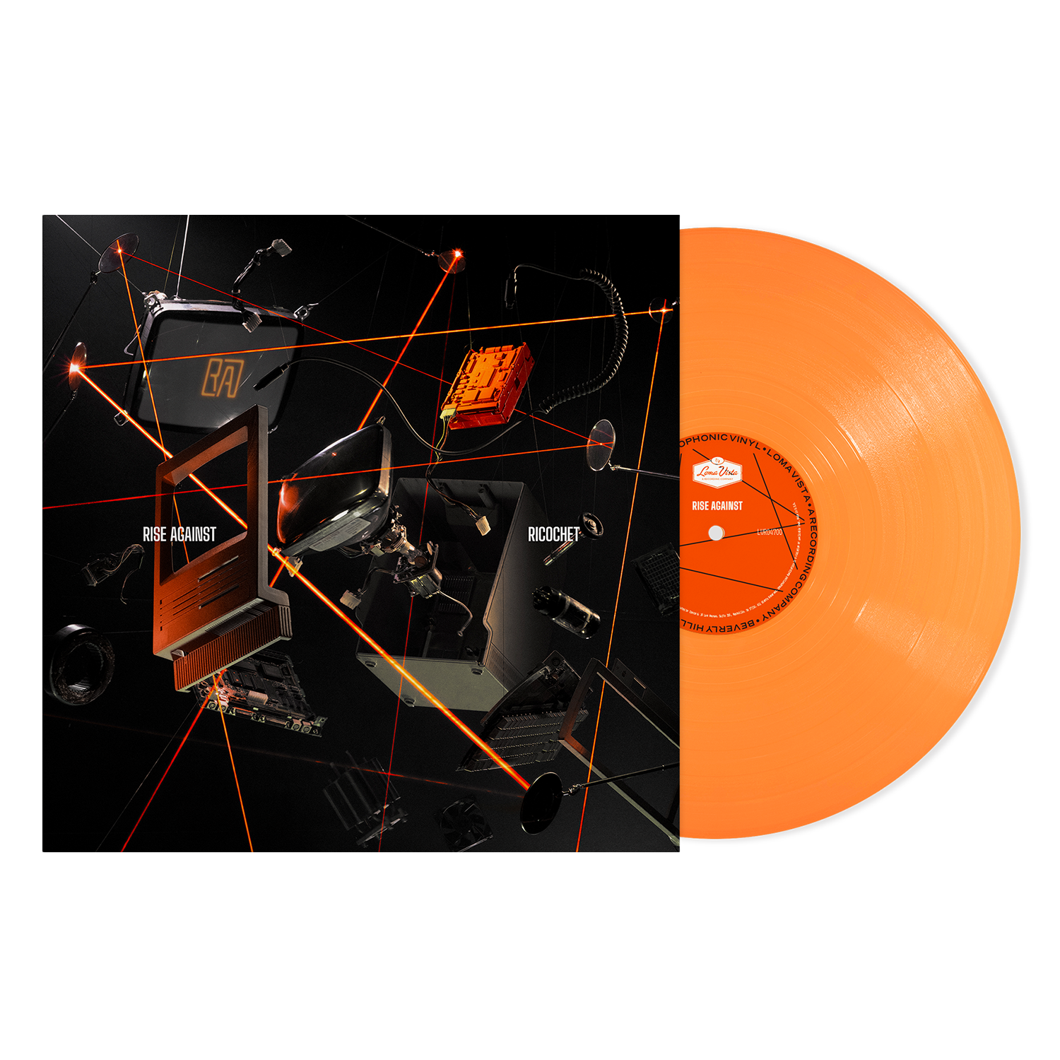 Rise Against - Ricochet LP (Tangerine Vinyl)