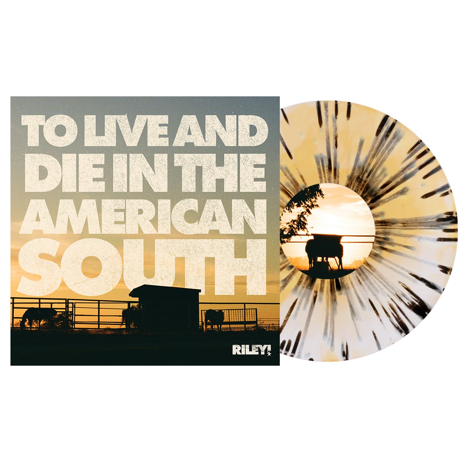 Riley! - To Live And Die In The American South LP (Beer and Bone aside/bside w/ Black Splatter Vinyl)