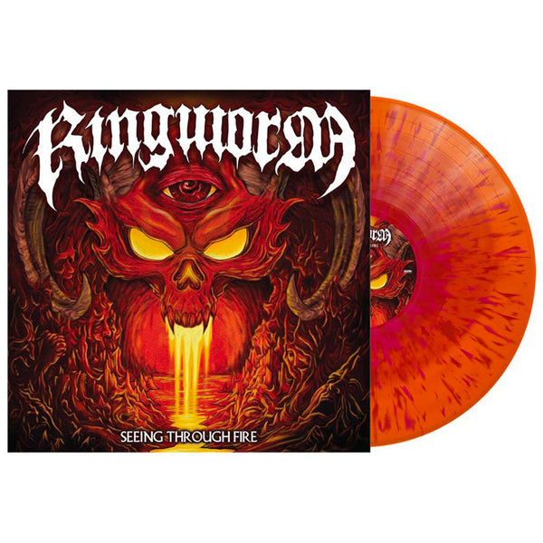 Ringworm - Seeing Through Fire LP (Red in Orange w/Red & Magenta Splatter Vinyl)
