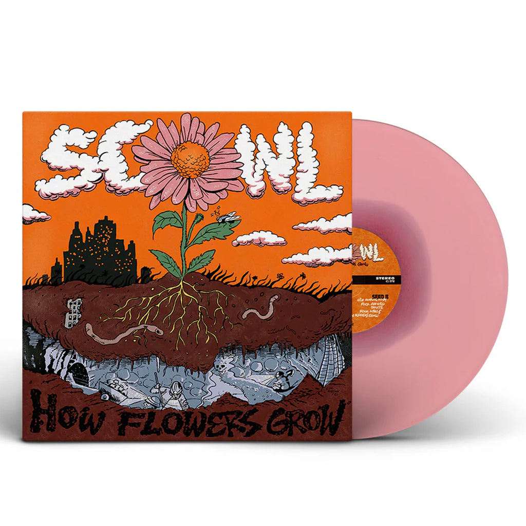 Scowl - How Flowers Grow LP (Red In Pink Vinyl)