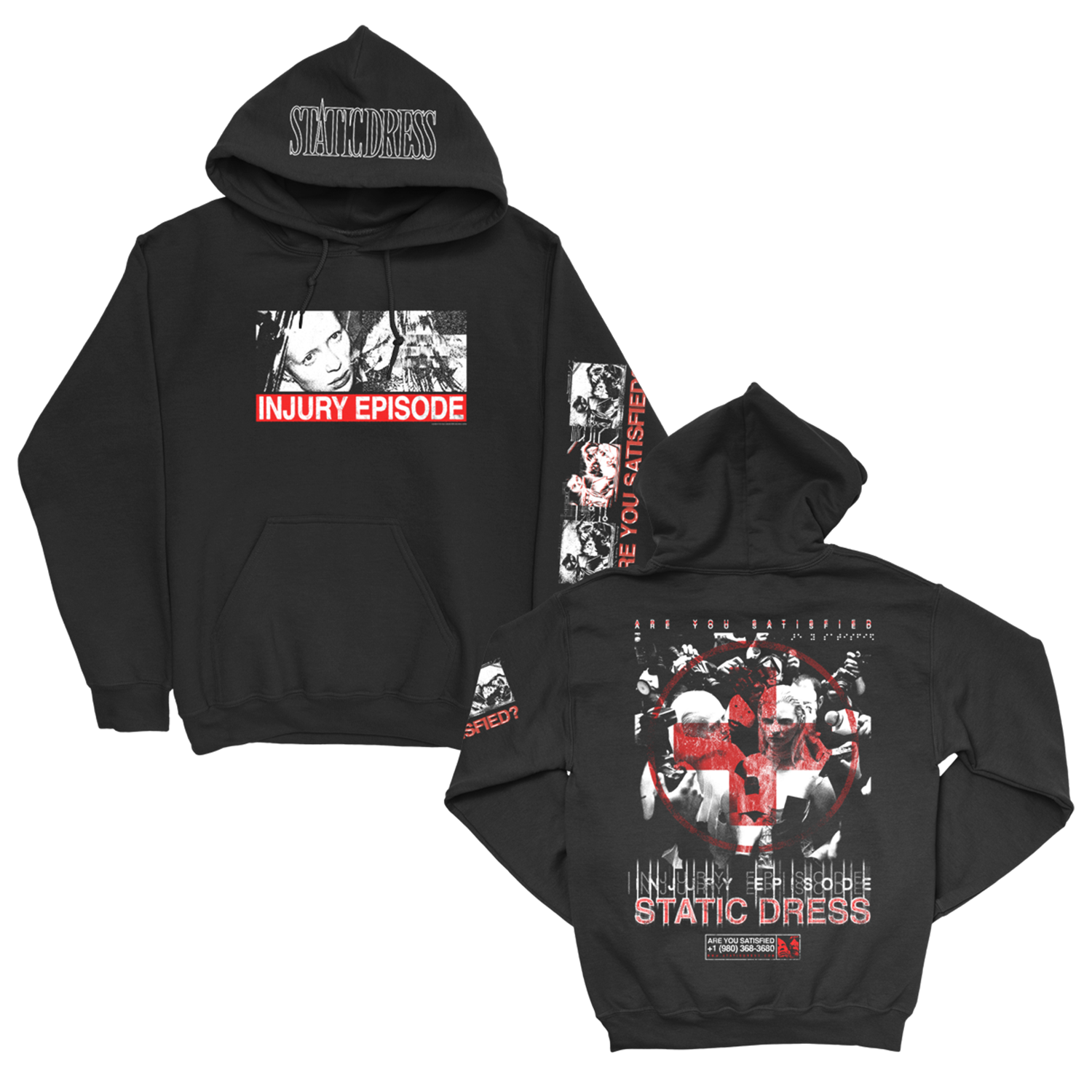 Static Dress - Off Grid Pullover Hoodie (Black)