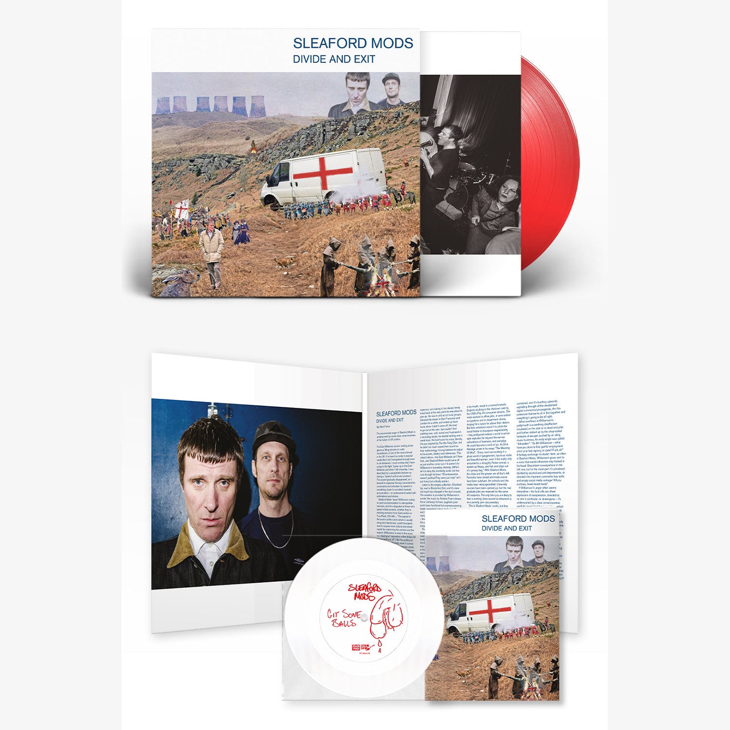 Sleaford Mods -Divide And Exit 10th Anniversary Edition LP (Colour Vinyl)