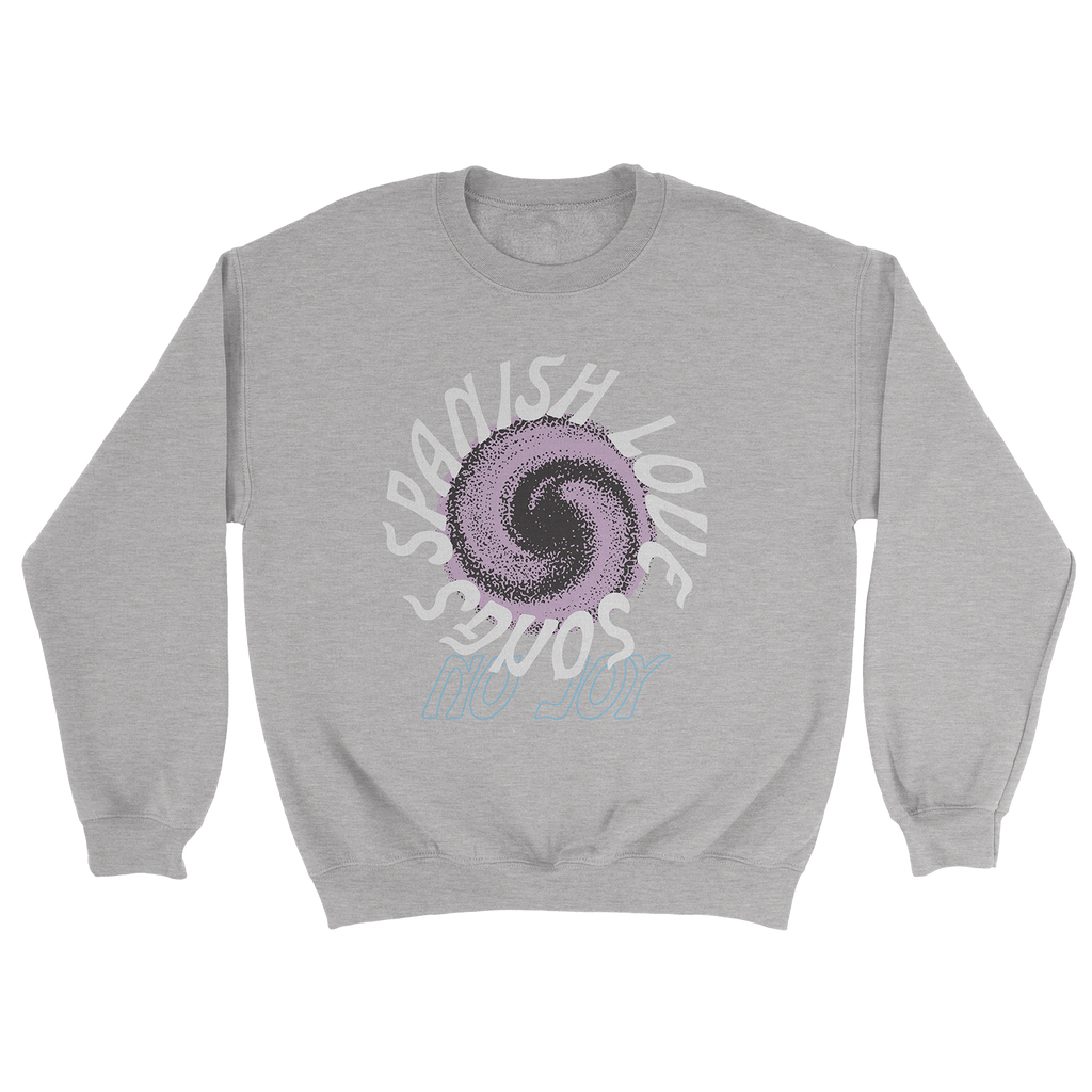Spanish Love Songs - Swirl Crewneck Sweatshirt (Grey Marle)