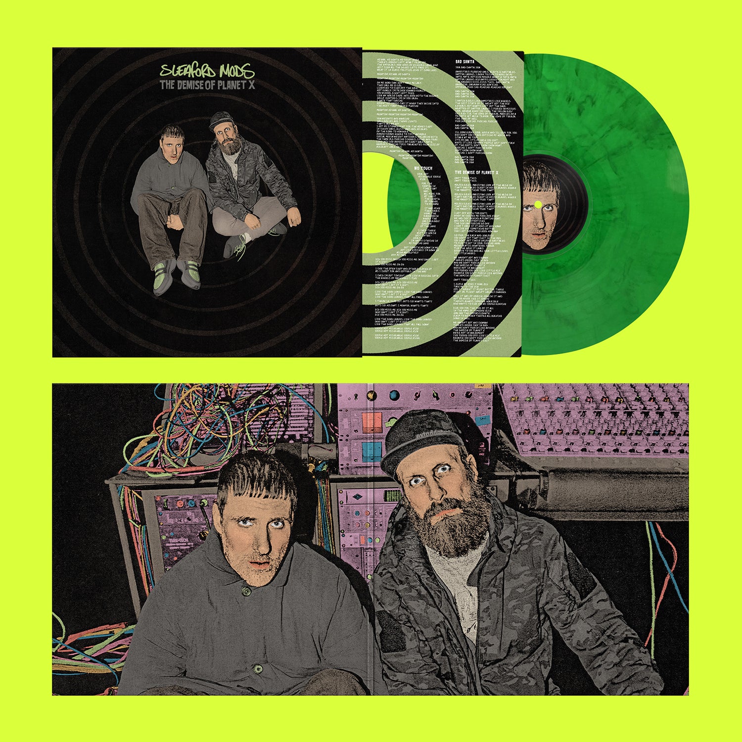 Sleaford Mods - The Demise Of Planet X LP (Neon Green Marble Vinyl)