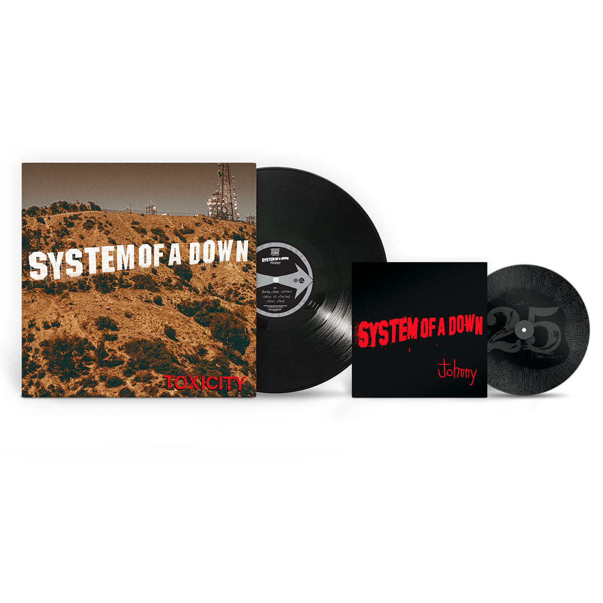 System Of A Down - TOXICITY (25th ANNIVERSARY) LP (Black) + 7” Single