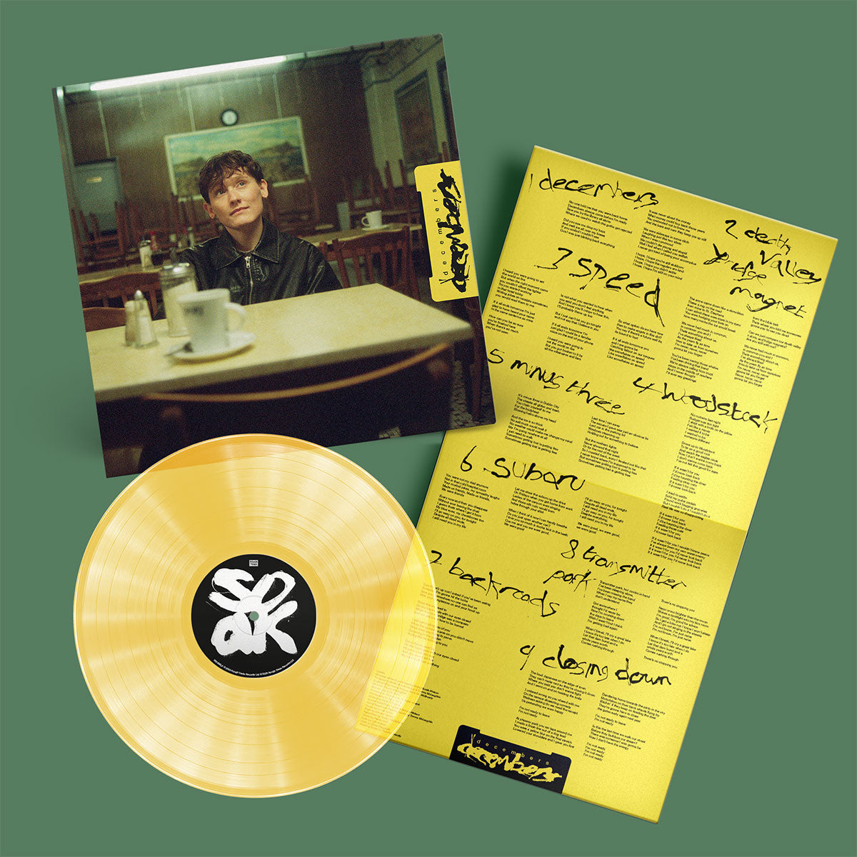 Soak - decembers LP (Transparent Yellow &nbsp;Vinyl)