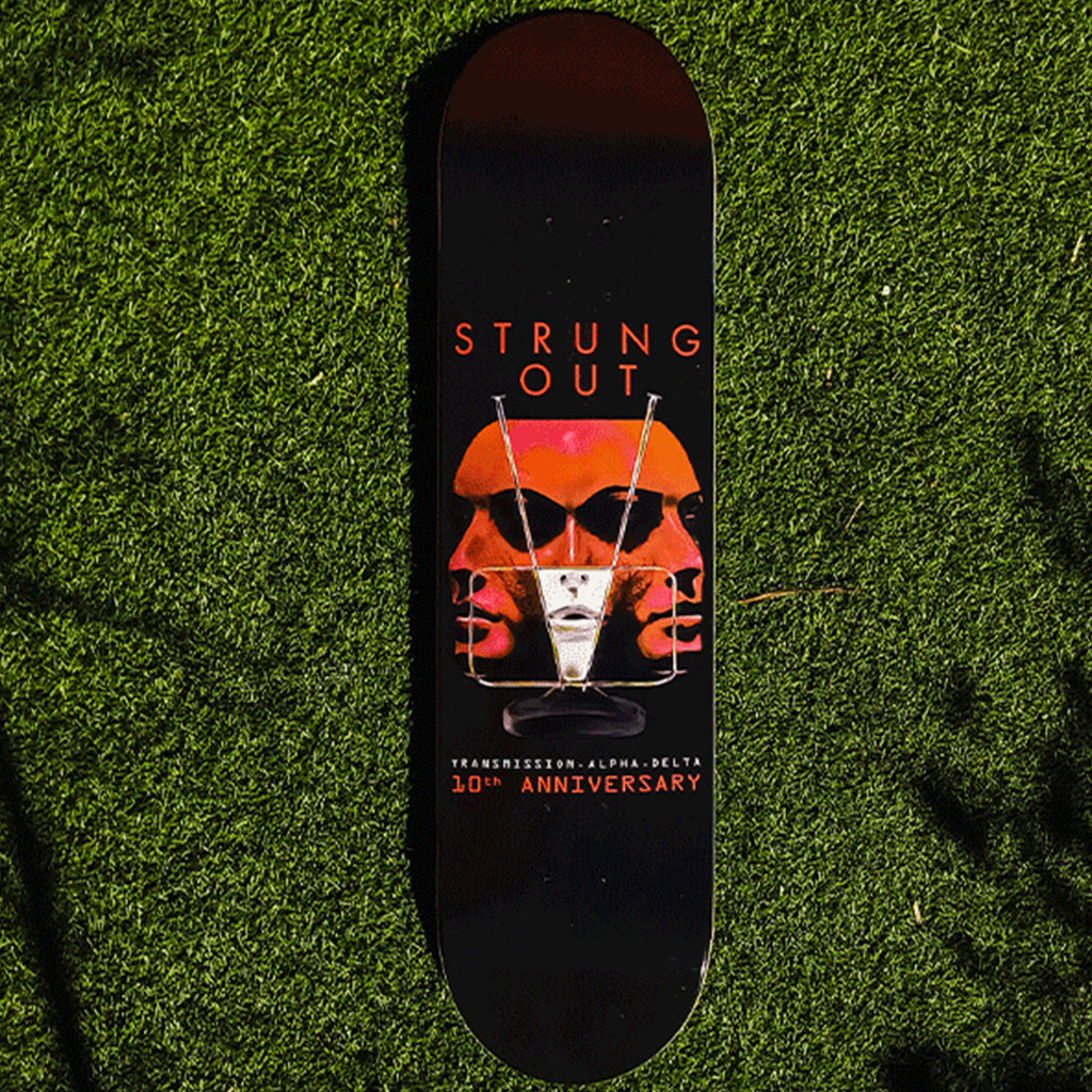 Strung Out - Transmission.Alpha.Delta 10th Anniv. Skate Deck