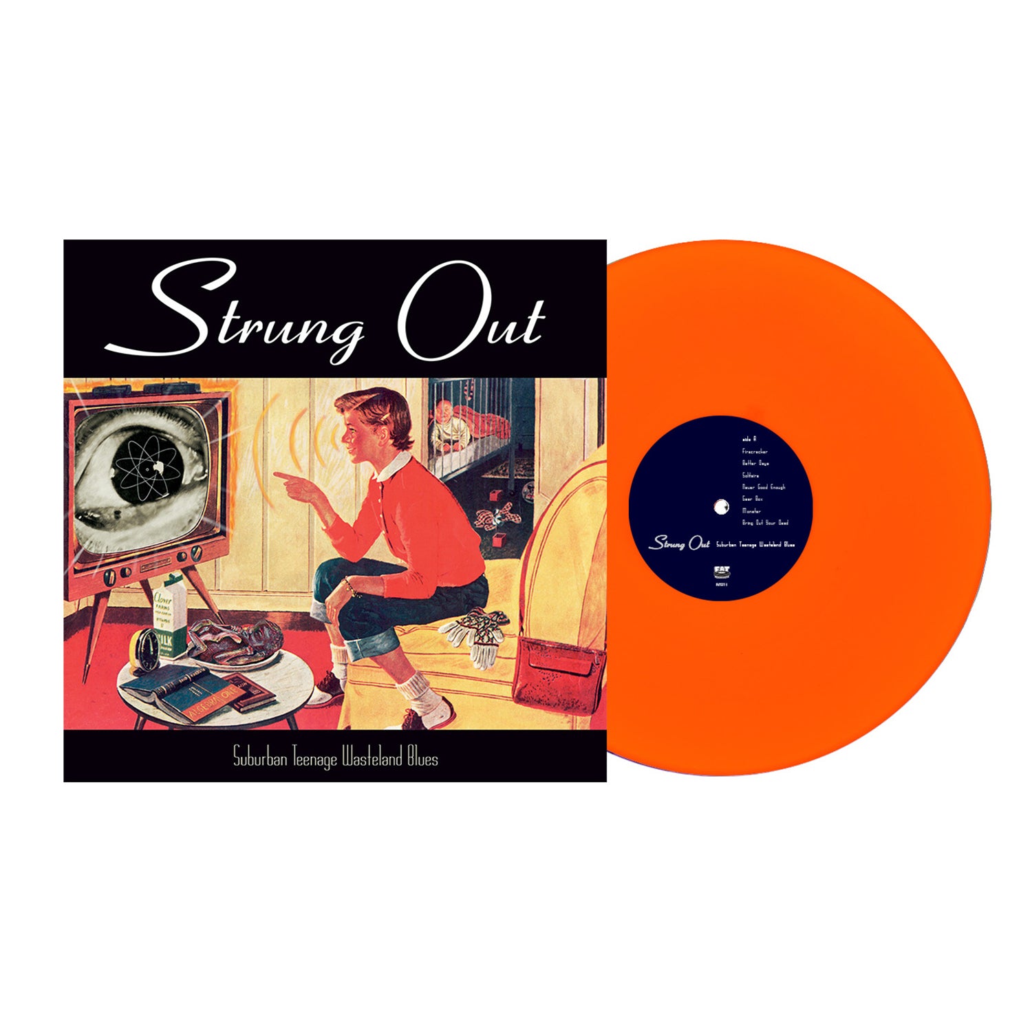 Strung Out - Teenage Wasteland Blues (30th Anniversary) LP (Neon Orange Vinyl)