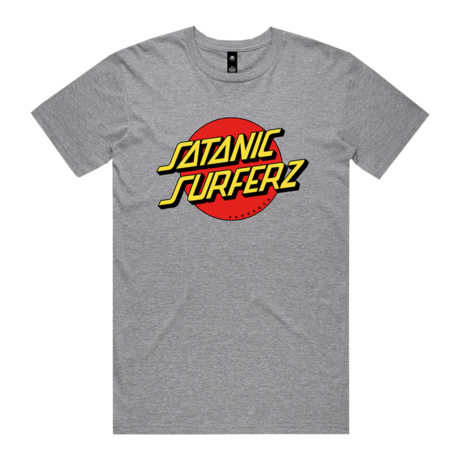 Satanic Surfers - Satanic Cruz T-Shirt (Grey Marle)
