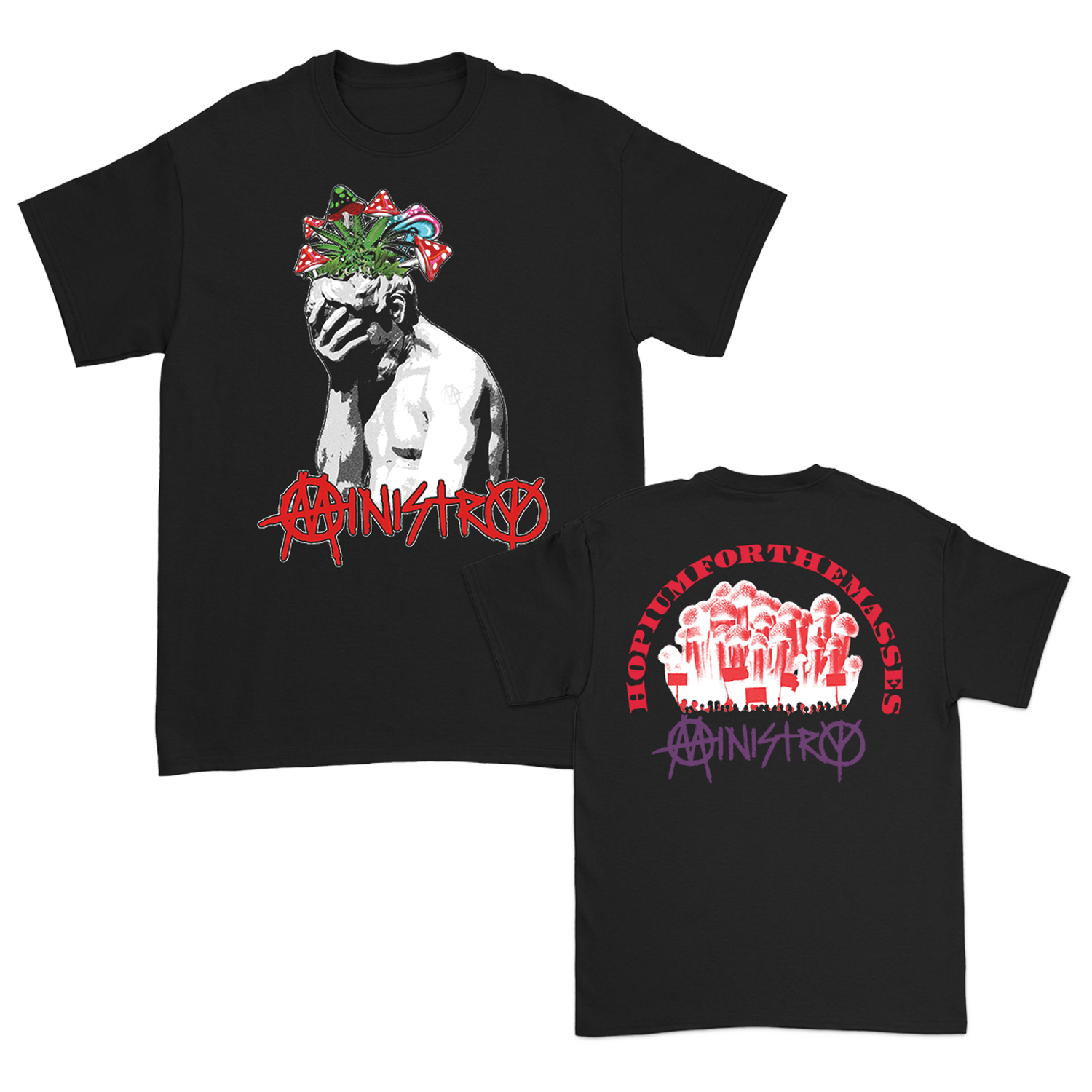 Ministry - HOPIUMFORTHEMASSES T-Shirt (Black)