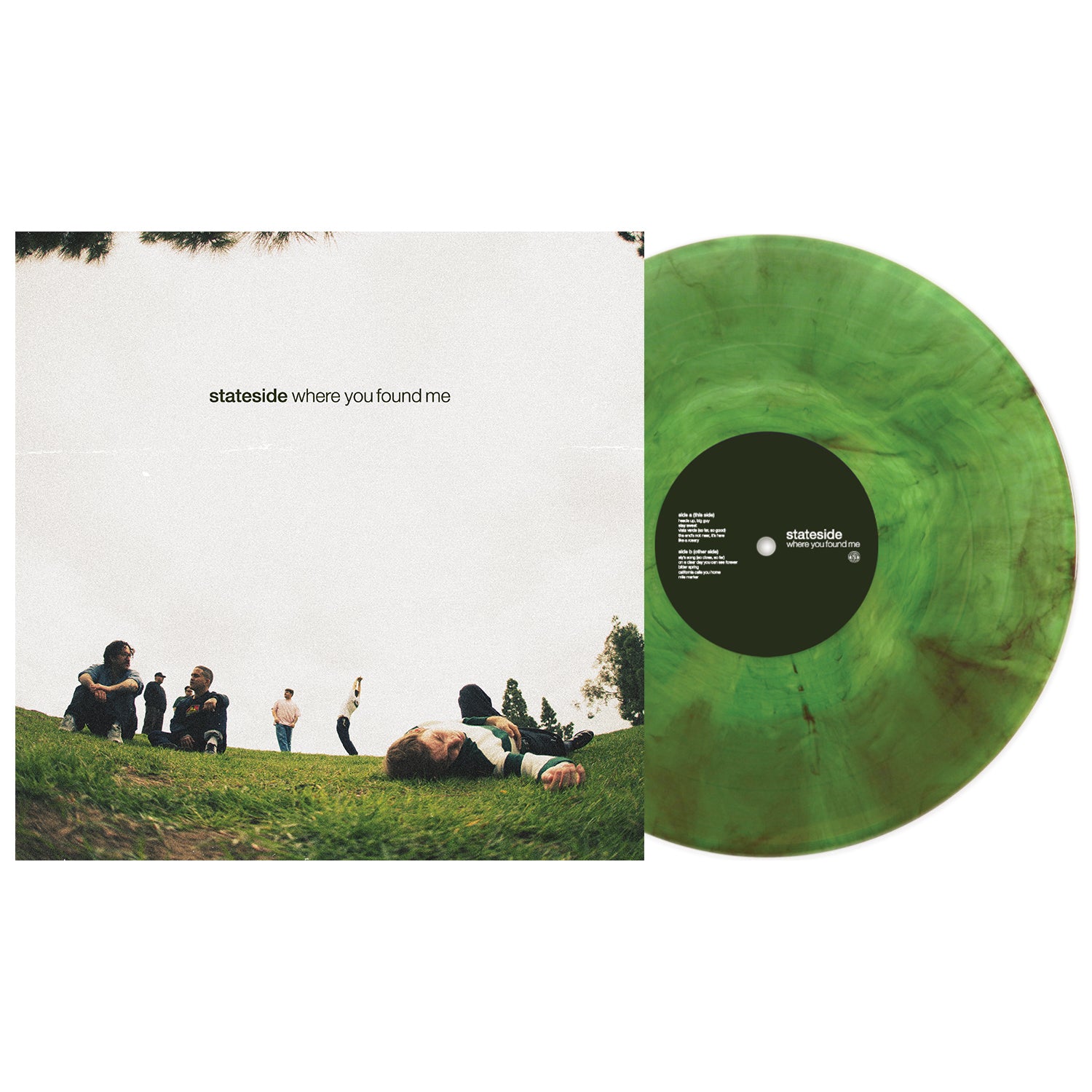 Stateside - Where You Found Me LP (Green Smoke Vinyl)