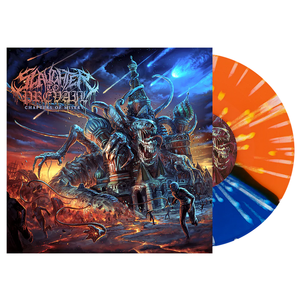 Slaughter To Prevail - Chapters Of Misery 10” (Trans. Blue / Trans. Orange Half/Half w/ White Splatter Vinyl)