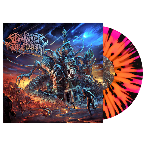 Slaughter To Prevail - Chapters Of Misery 10” (Neon Orange + Neon Magenta Side A/B w/ Black Splatter Vinyl)