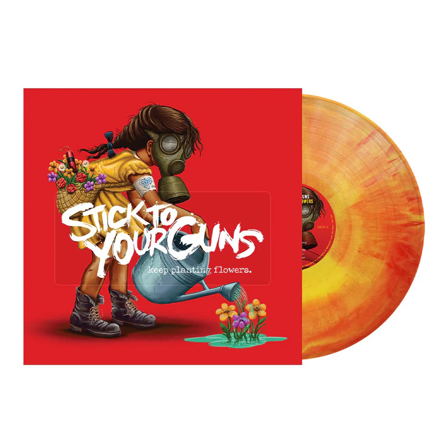 Stick To Your Guns - Keep Planting Flowers LP (Limited Red Yellow Galaxy Vinyl)