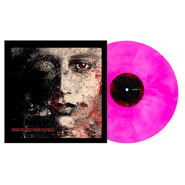 SeeYouSpaceCowboy- The Correlation Between Entrance and Exit Wounds 12" (Neon Magenta, White &amp; Cyan Blue Galaxy)