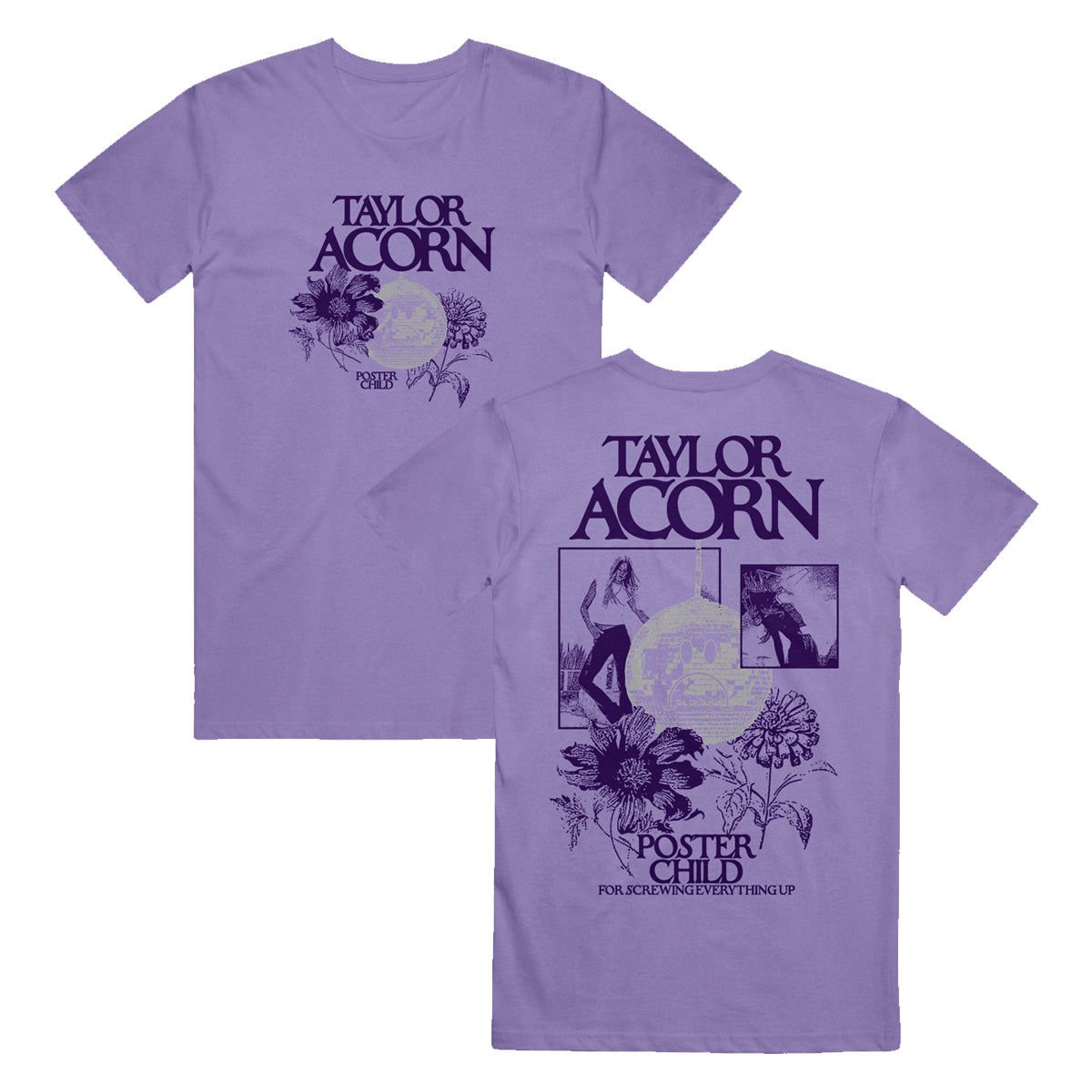 Taylor Acorn - Disco Ball Tee (Violet)