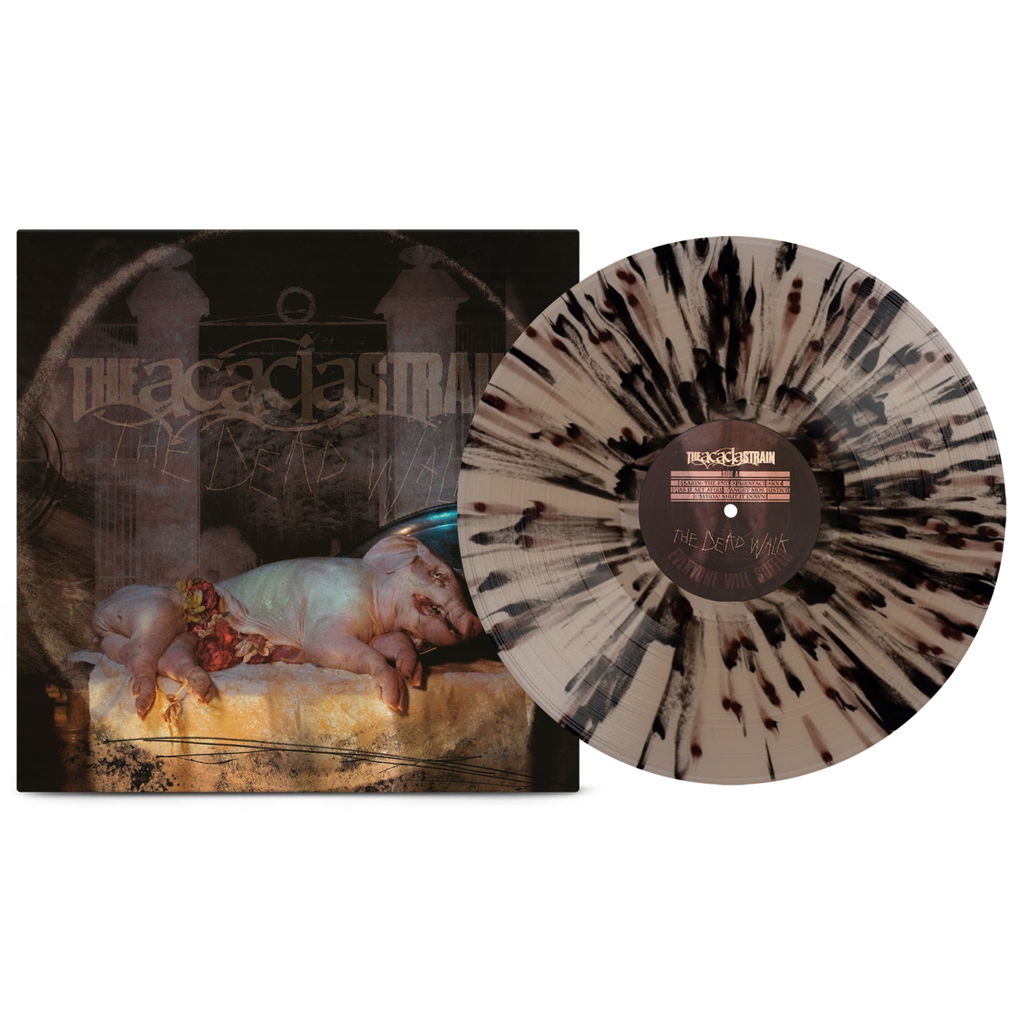 The Acacia Strain - The Dead Walk LP (Pig Skin Splatter Vinyl)