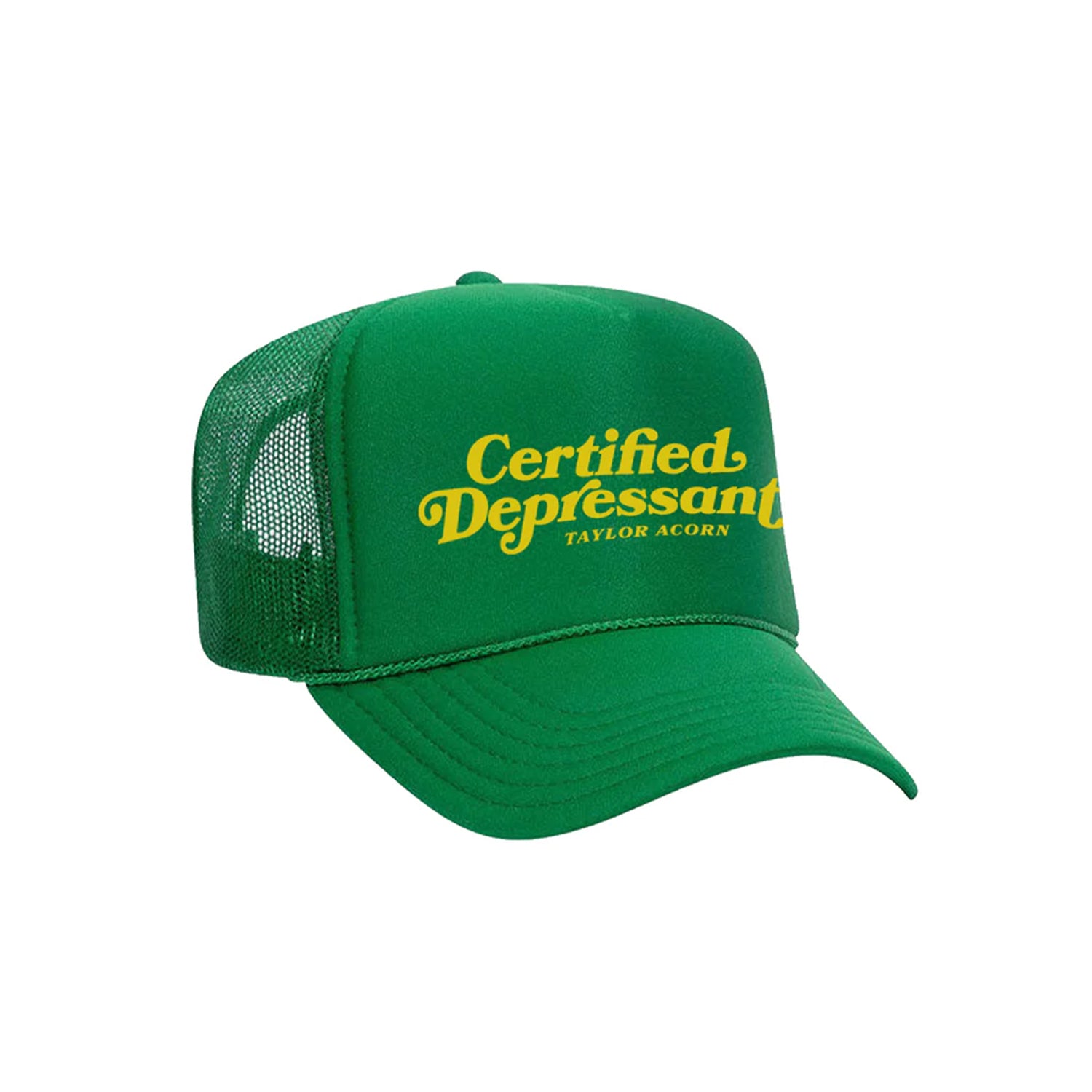 Certified Depressant Trucker Hat (Green)