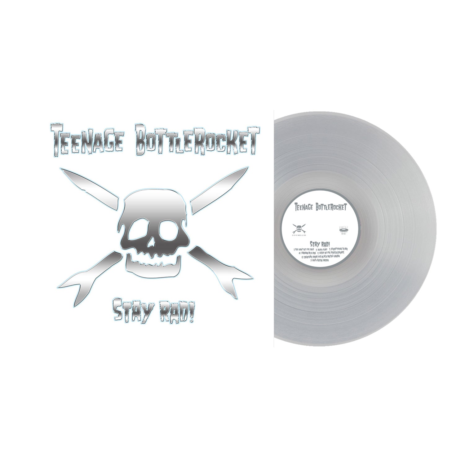 Teenage Bottlerocket - Stay Rad! LP (Clear Vinyl)