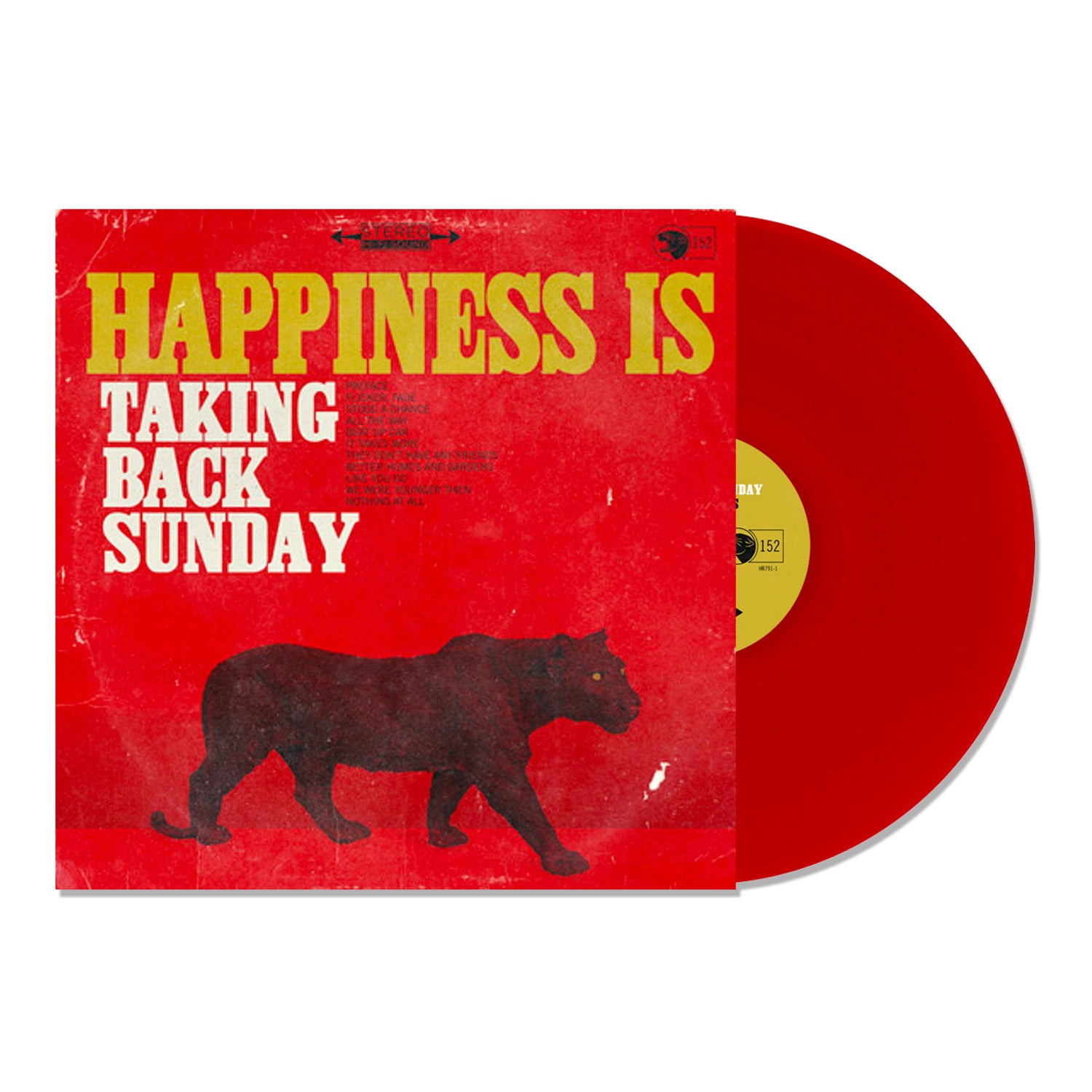 Taking Back Sunday - Happiness Is LP (Transparent Red Vinyl)