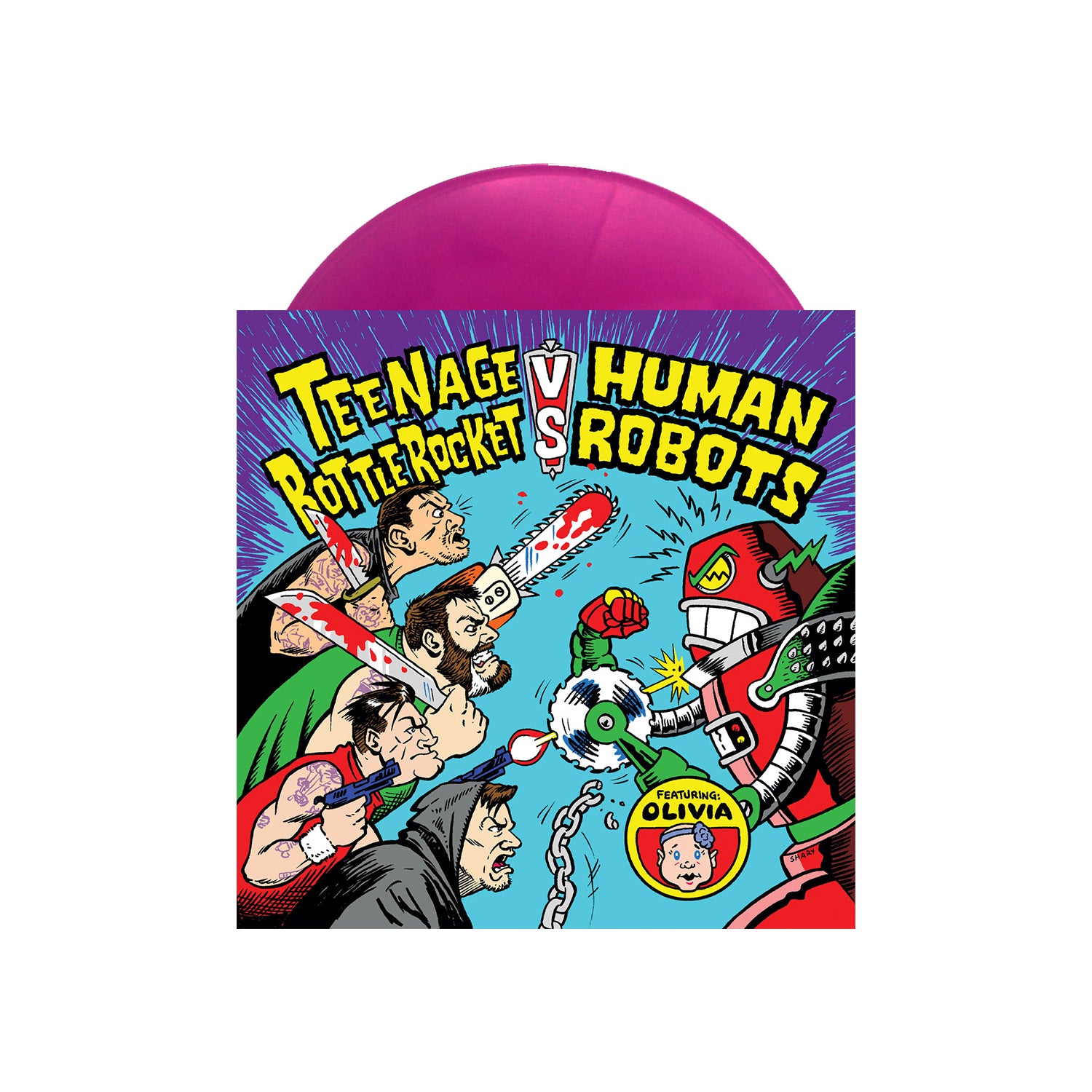 Teenage Bottlerocket Vs Human Robots 7" (Magenta Vinyl)