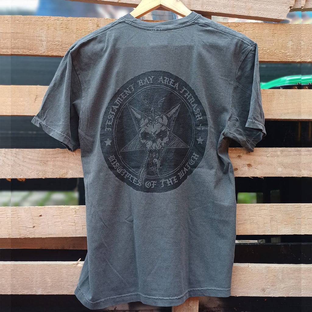 Testament - Bay Area Thrash Blackout T-Shirt (Pepper)