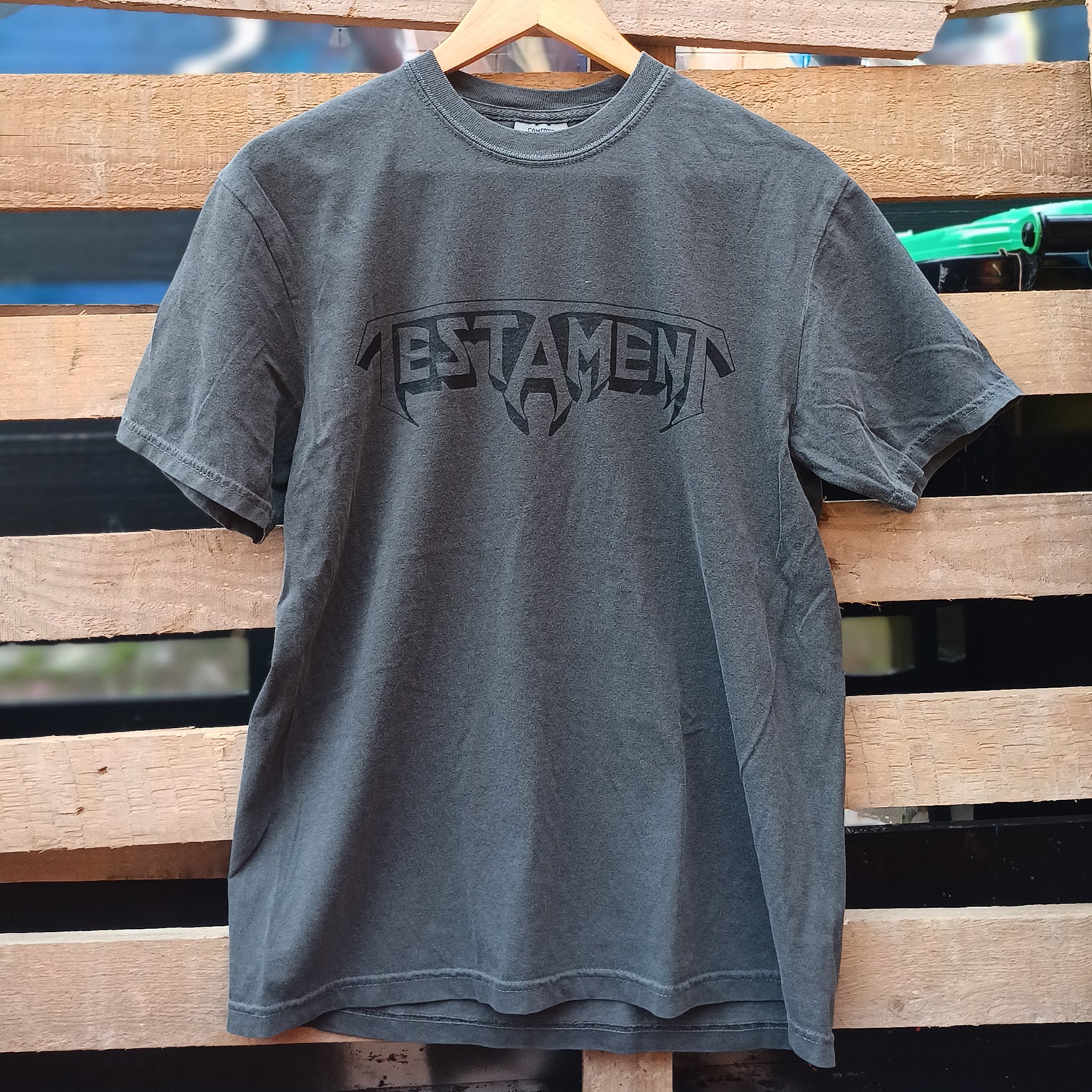 Testament - Bay Area Thrash Blackout T-Shirt (Pepper)