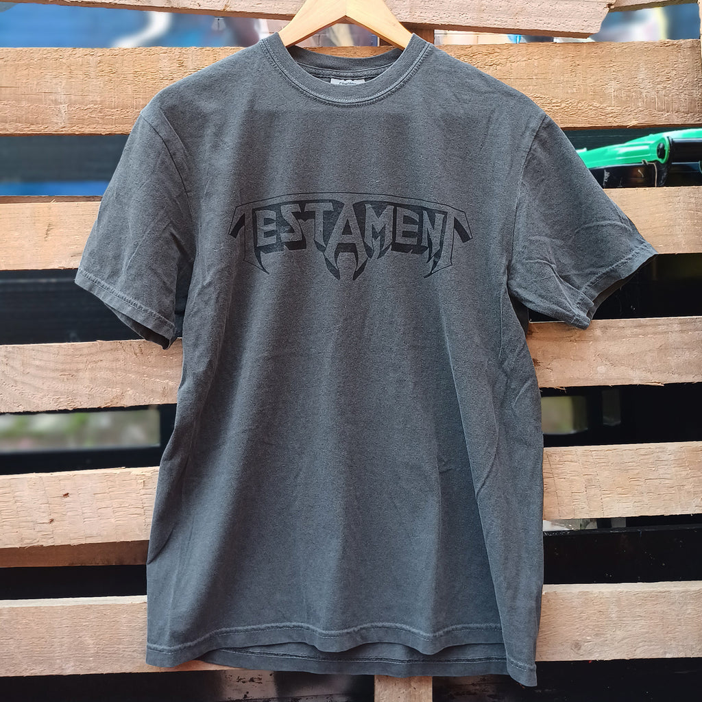 Testament - Bay Area Thrash Blackout T-Shirt (Pepper)