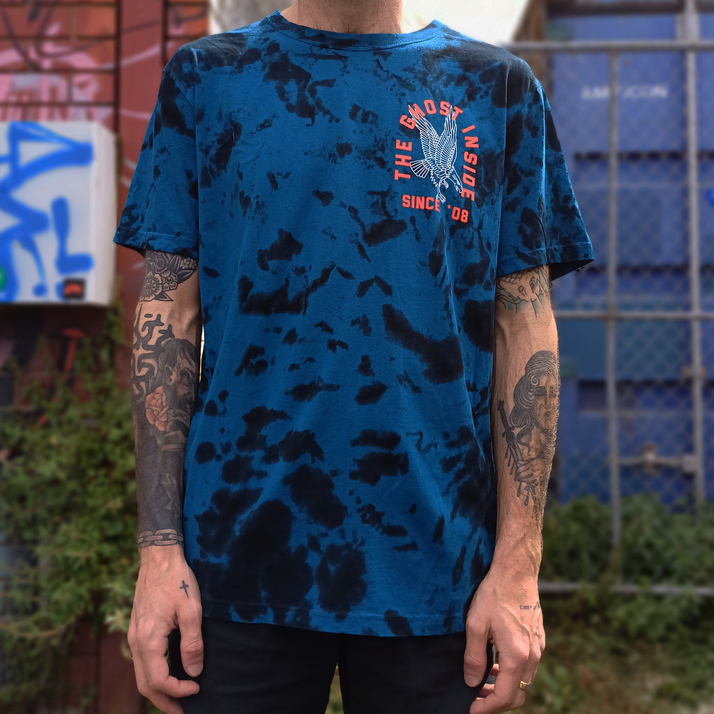 The Ghost Inside - Survive Tie Dye T-Shirt (Black/Blue)