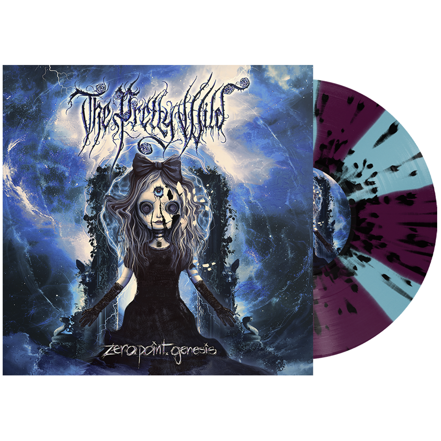 The Pretty Wild - zero.point.genesis LP (Purple + Baby Blue Cornetto w/ Black Splatter Vinyl)