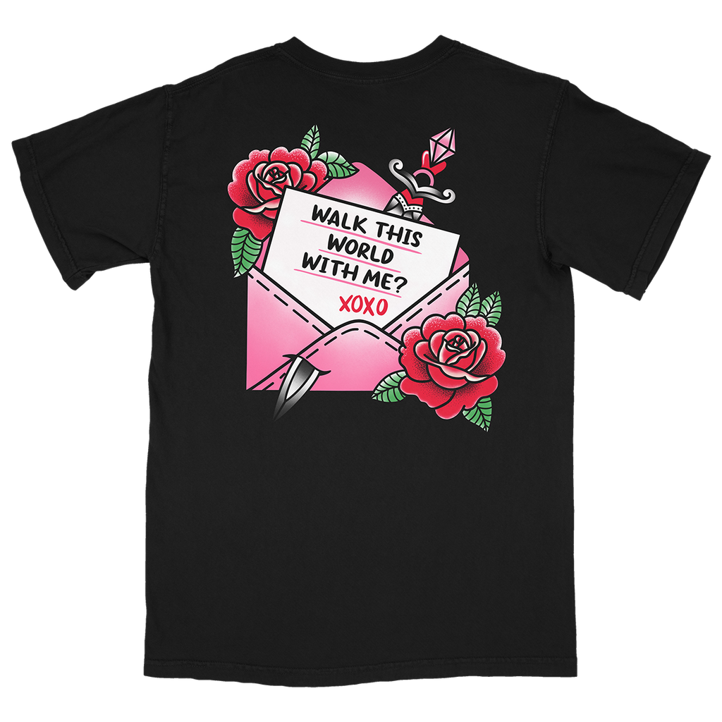 The Home Team - Love Letter Tee (Black)