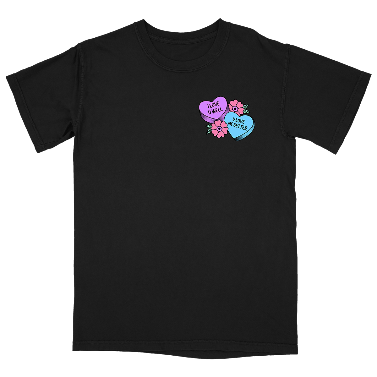 The Home Team - Love Letter Tee (Black)
