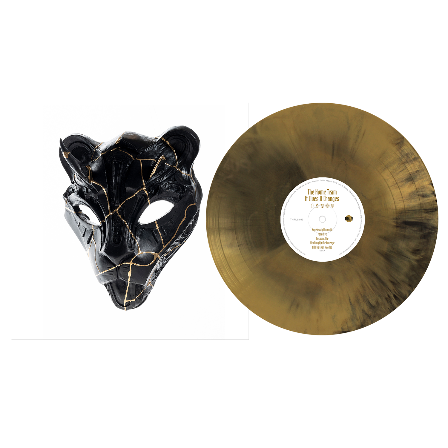 The Home Team - It Lives, It Changes LP (Gold Galaxy Vinyl)