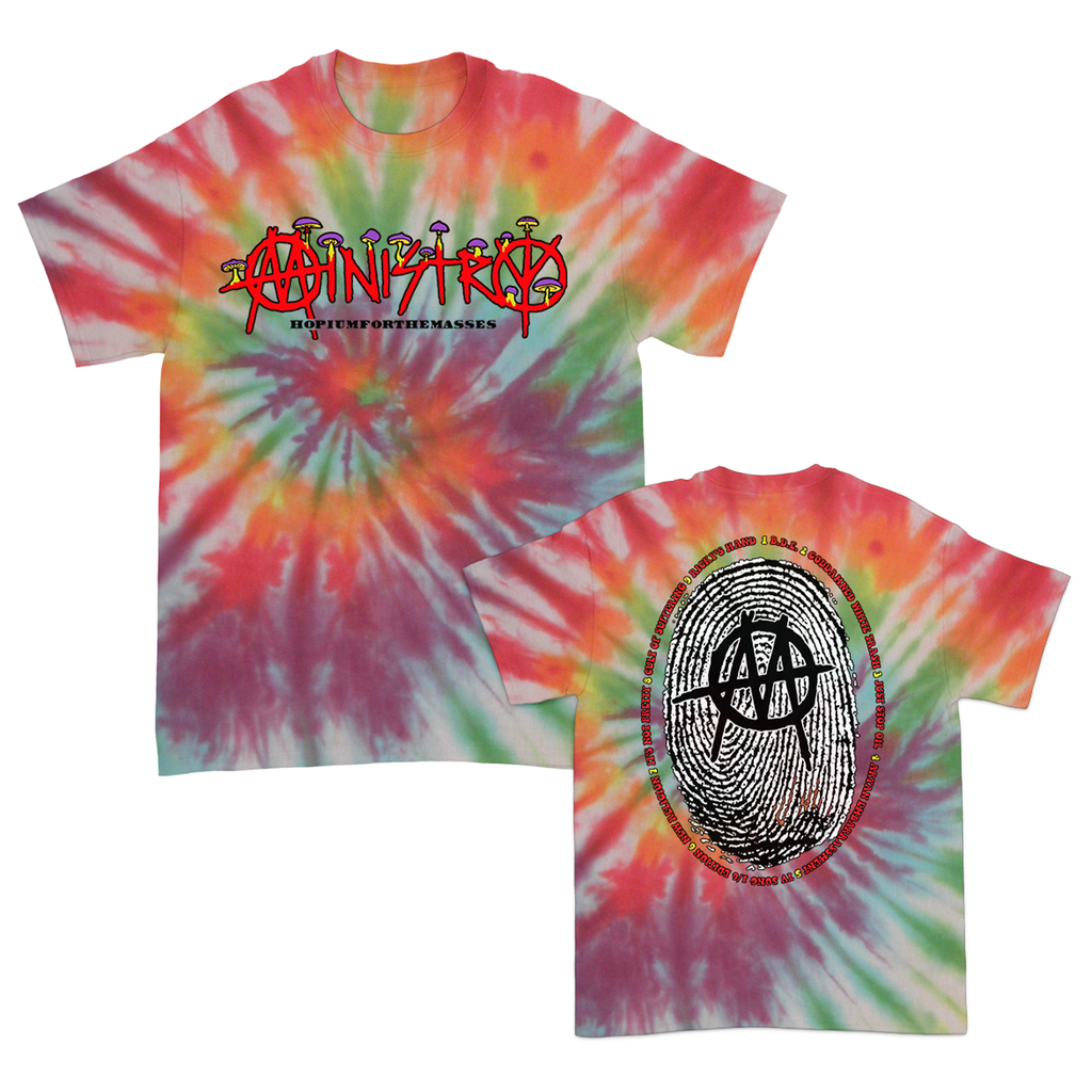 Ministry - Shroom Logo T-Shirt (Tie Dye)