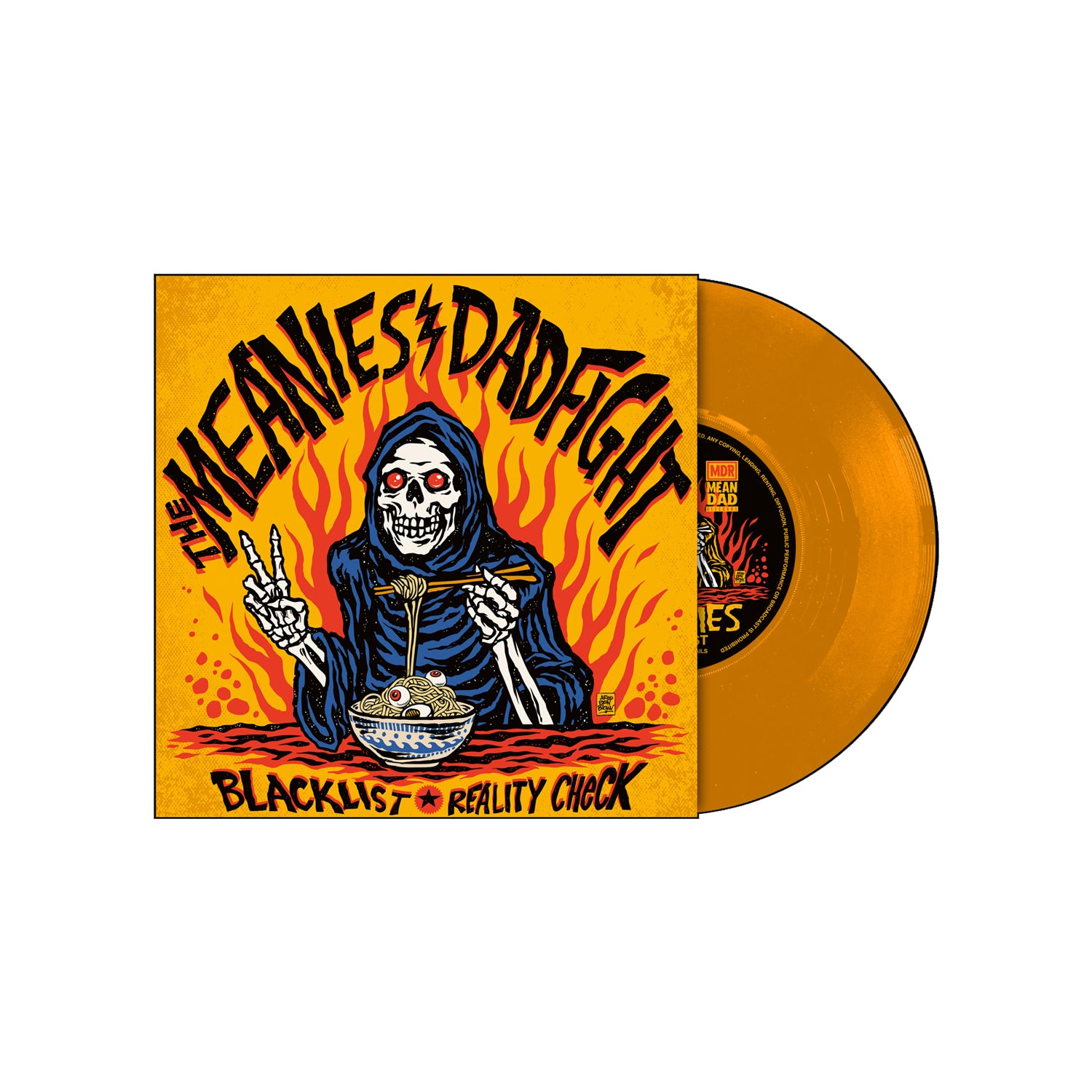 The Meanies / Dad Fight - Split 7" Vinyl (Colour)