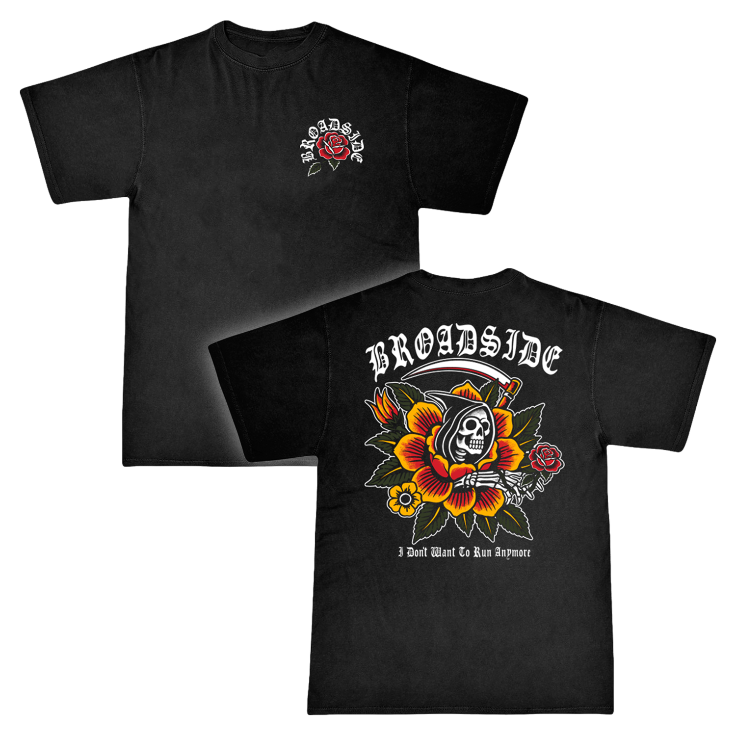 Broadside - Traditional Reaper T-Shirt (Black)