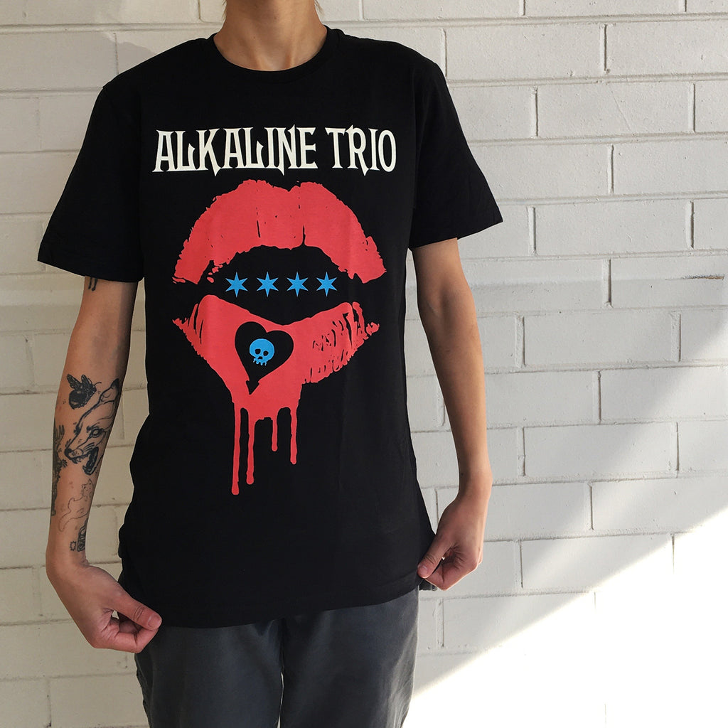 Alkaline Trio - Lips T-Shirt (Black)