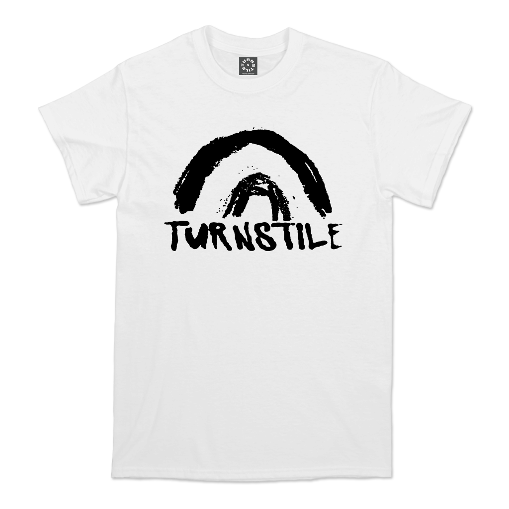 Turnstile - Double Rainbow T-Shirt (White)