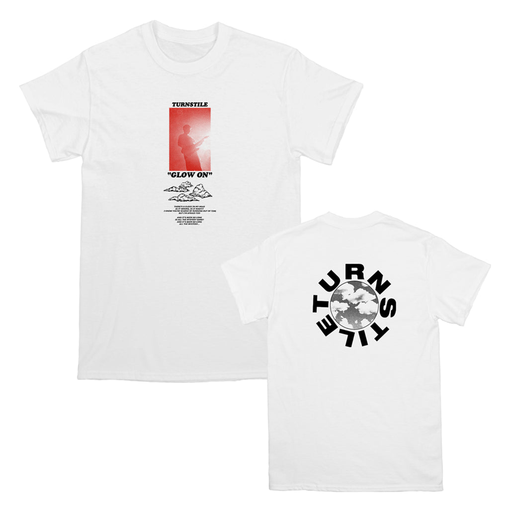 Turnstile - Glow On Pat T-Shirt (White)