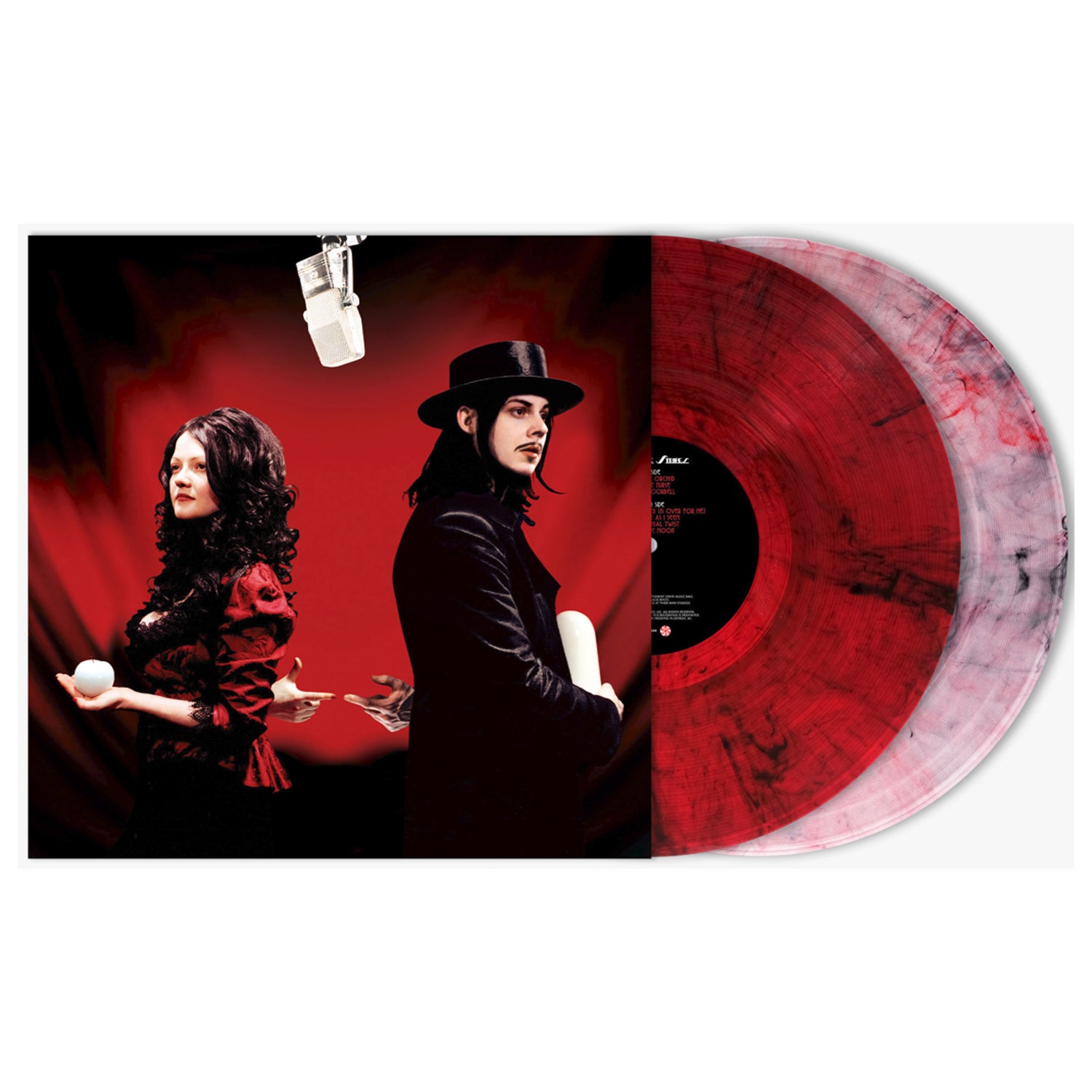 The White Stripes - Get Behind Me Satan (20th Anniversary) 2LP (Wispy Red & White Vinyl)