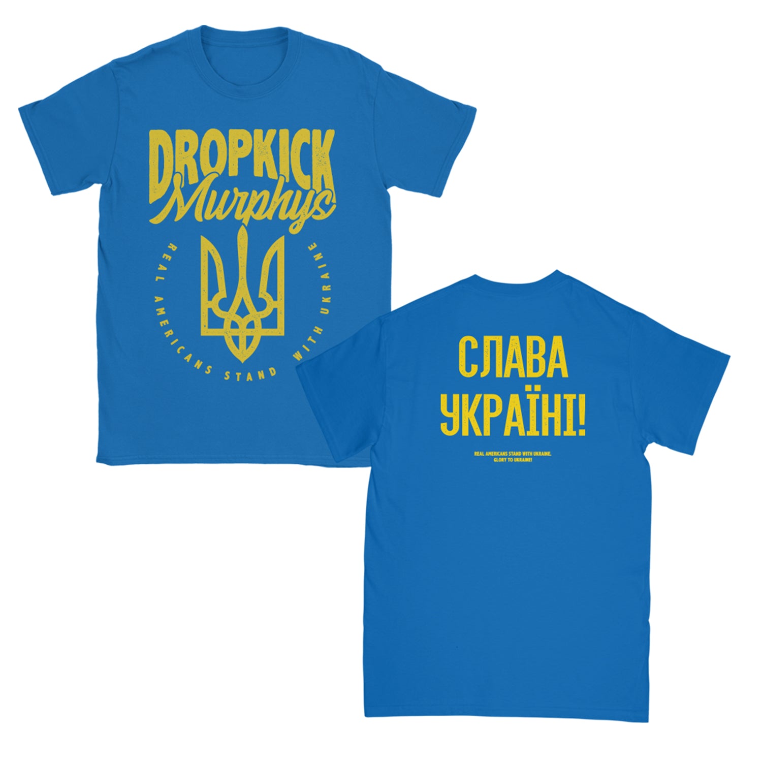 Dropkick Murphys - Ukraine T-Shirt (Royal Blue)