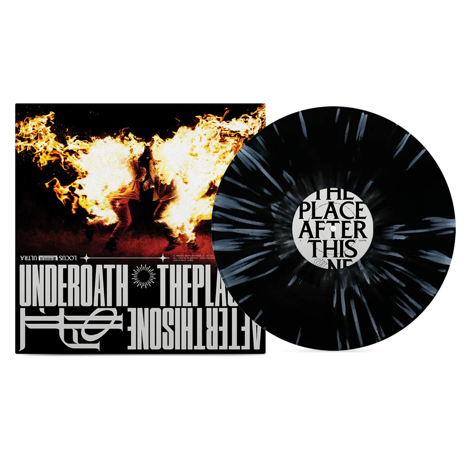 Underoath - The Place After This One LP (Black, White Splatter Vinyl)