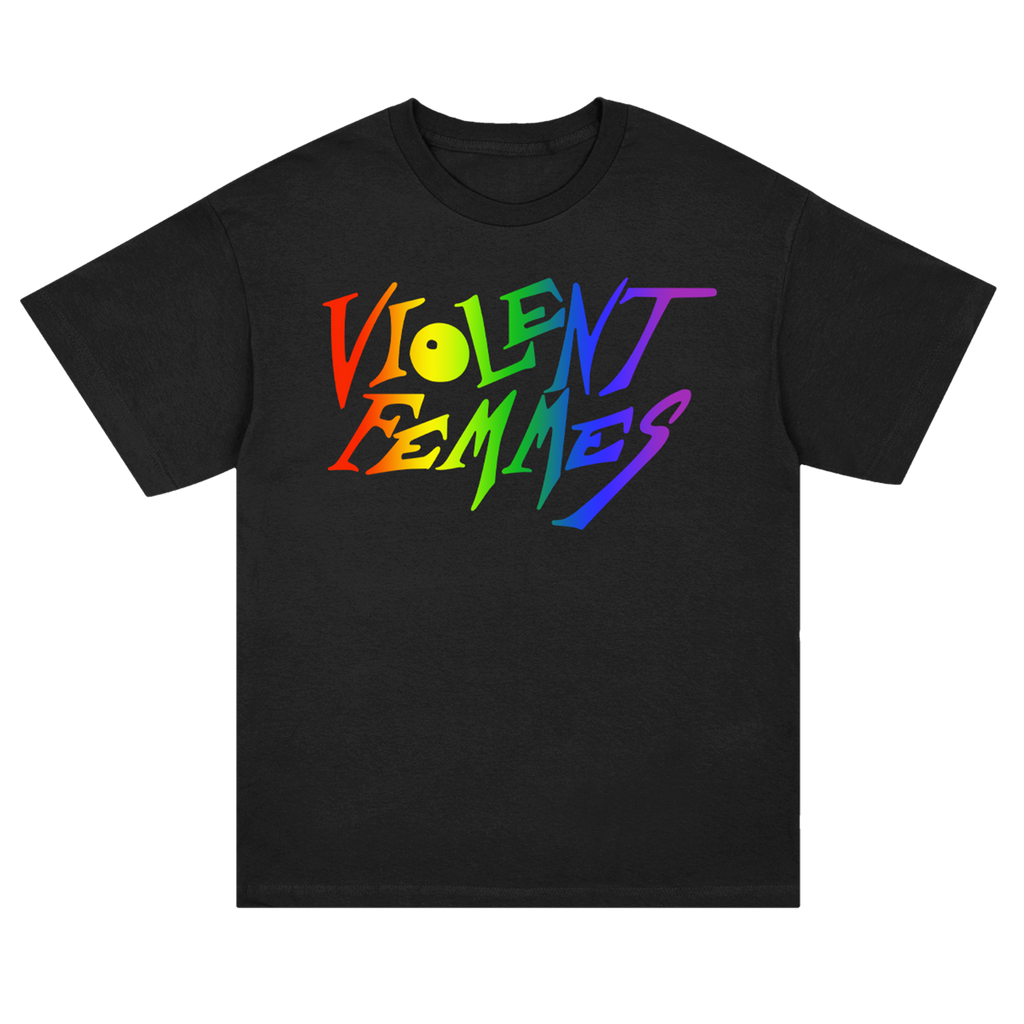 Violent Femmes - Stinky Rainbow Logo T-Shirt (Black)