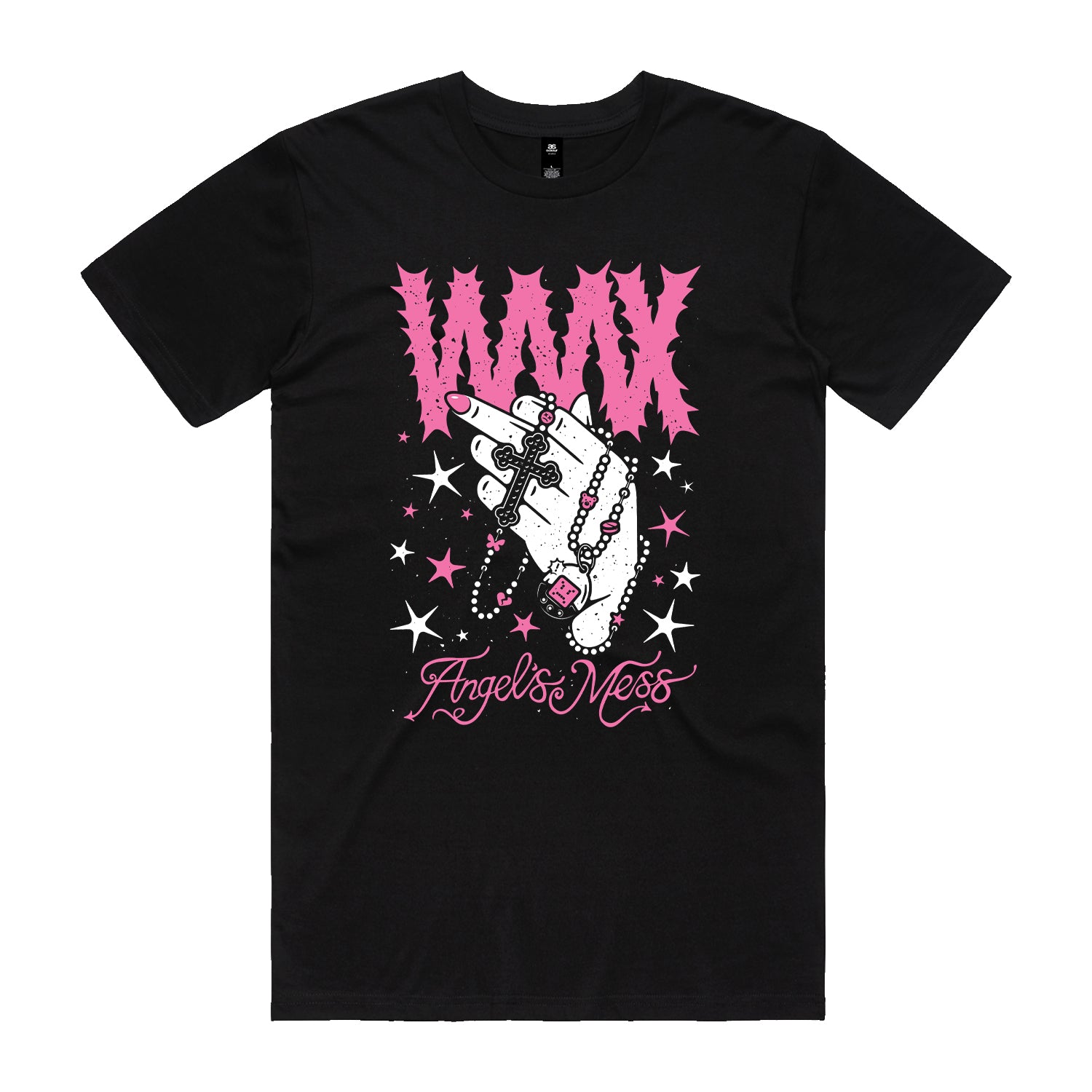 WAAX - Angel's Mess Tee (Black)